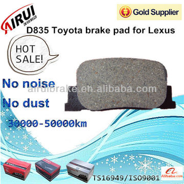 D835 Toyota pastillas de freno para Lexus